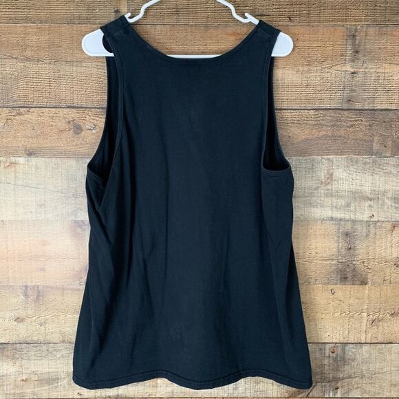 Keep Calm And Chive On Black Tank Top SIze XL - Picture 4 of 4